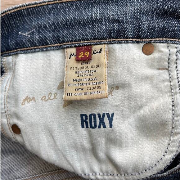 7 For All Mankind Women’s Roxy Straight Leg Jeans Size 29 Medium Wash Blue - Picture 4 of 9